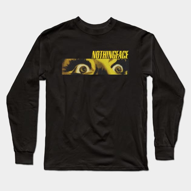 Vintage Retro Nothing Face Long Sleeve T-Shirt by Native Culture